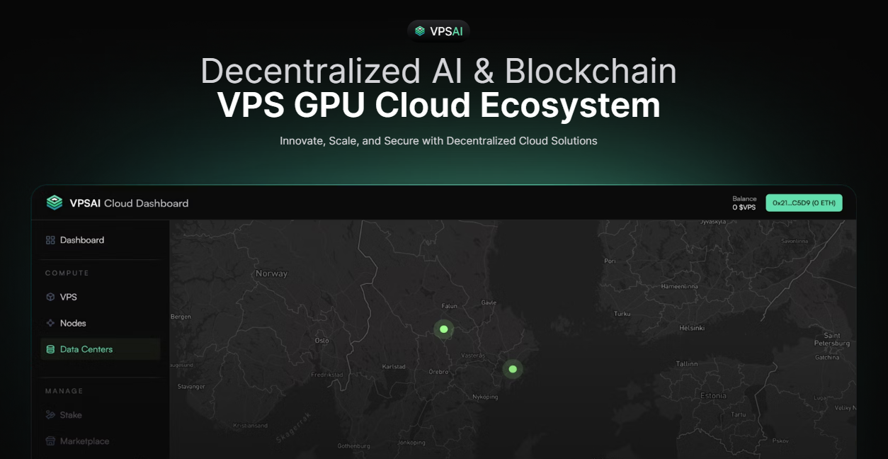 Decentralized cloud with VPS AI