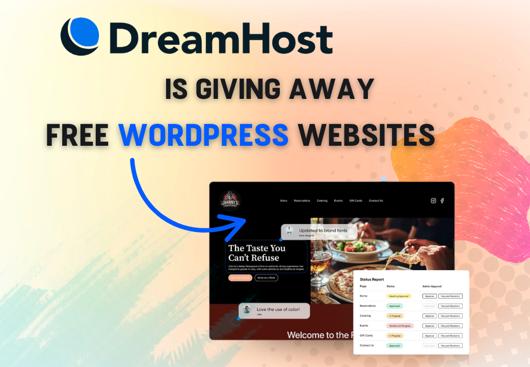 web hosting and having someone build your website