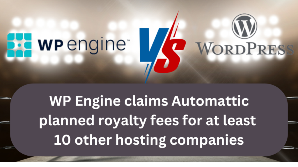 Automattic planned royalty fees for 10 more companies