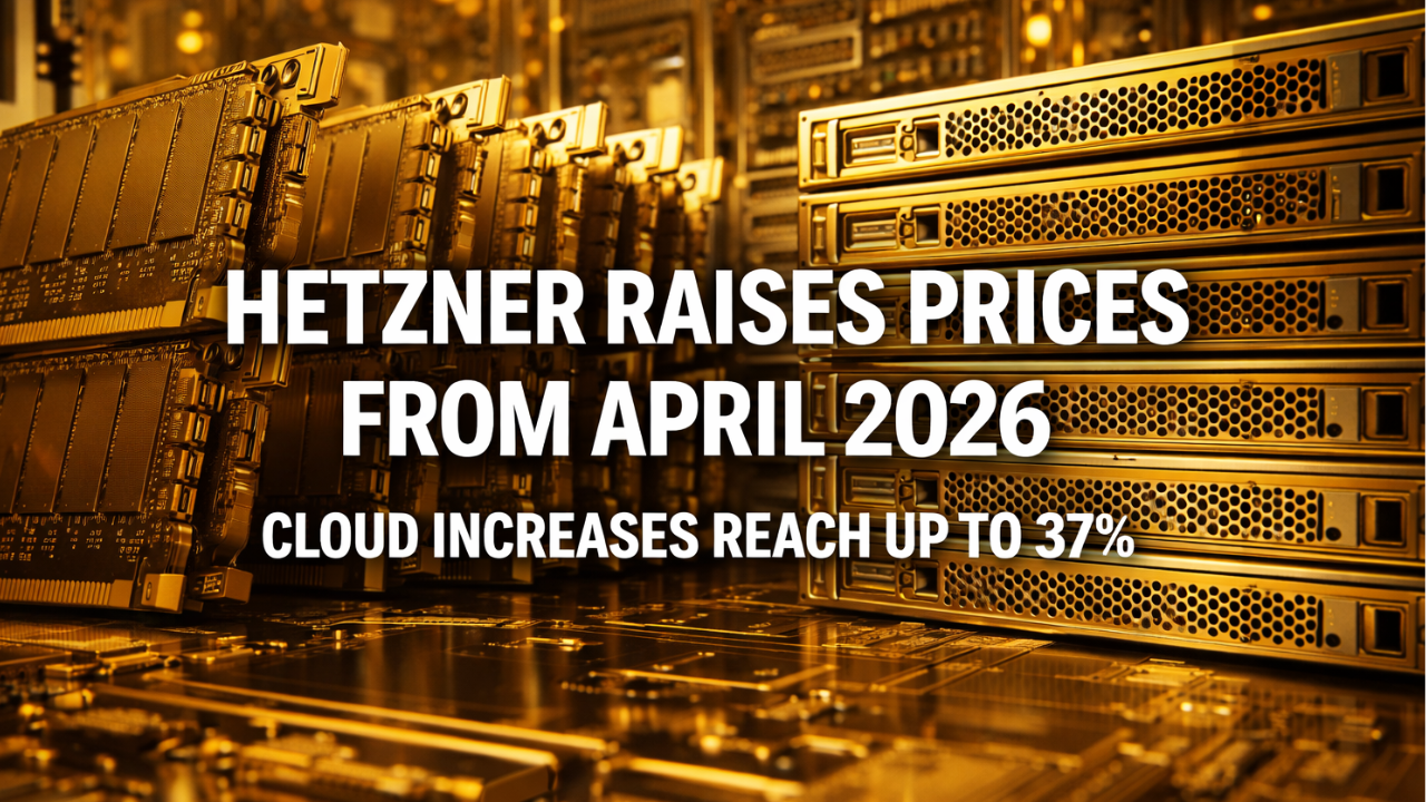 Hetzner is raising prices across its portfolio beginning April 1, 2026