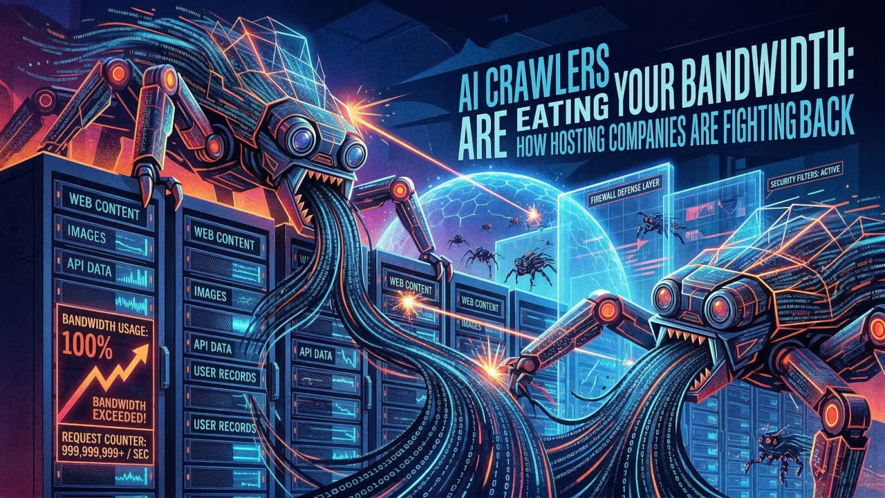 AI Crawlers Are Eating Your Bandwidth: How Hosting Companies Are Fighting Back