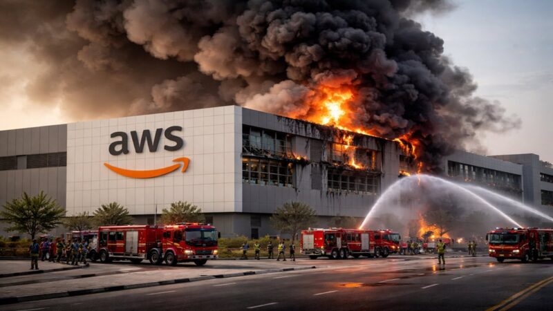 Fire and power cuts at an AWS data centre in the UAE