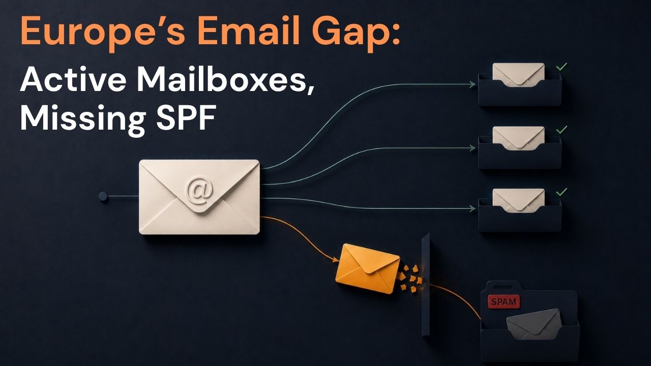 Europe’s Hosts Bundle Email to Keep Customers. One in Four Mailboxes Has No SPF.