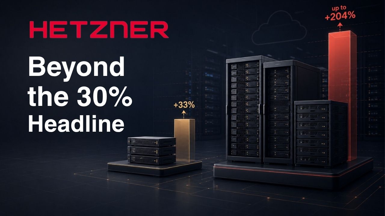 Hetzner’s Price Increases Reached 209%. The 30% Headline Applied to a Different Tier.