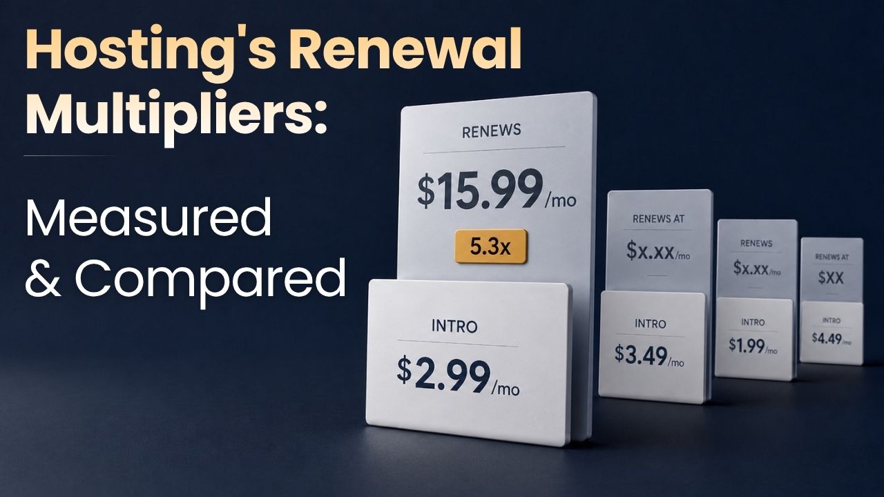 The Renewal Multiplier Index: What Hosting Costs After the Intro Price