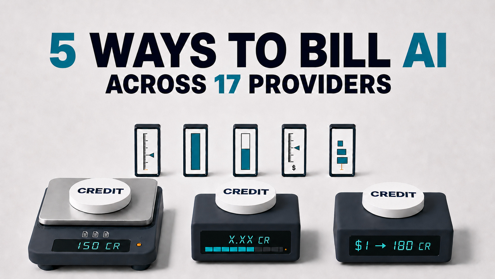 Seventeen Providers, Five Ways to Bill AI, and a Credit That Means Three Things