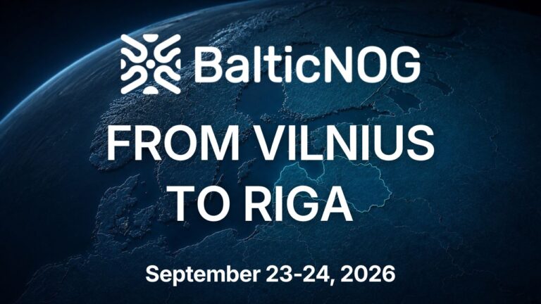 A Month Before Riga: What the First BalticNOG Delivered in Vilnius