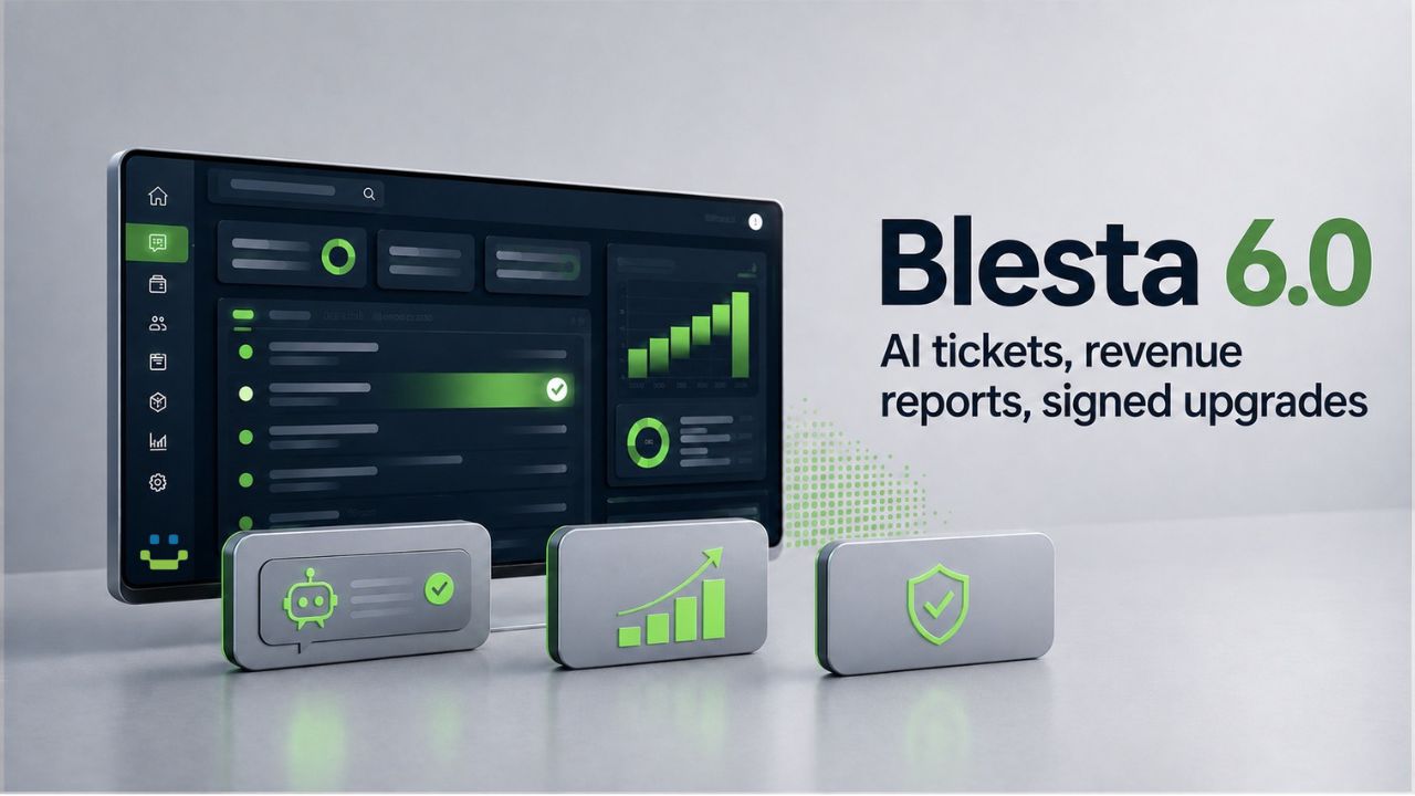 Blesta 6.0: A Rebuilt Admin, an AI Ticket Autopilot and Native MRR Analytics