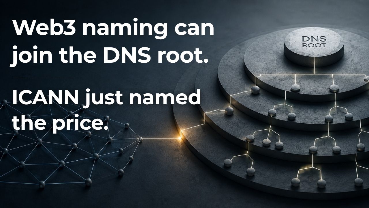 Web3 Naming Bids for the DNS Root, and ICANN Names Its Price