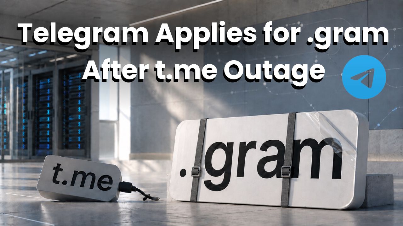 Telegram Applies for .gram After a Sanctions Listing Took Down t.me