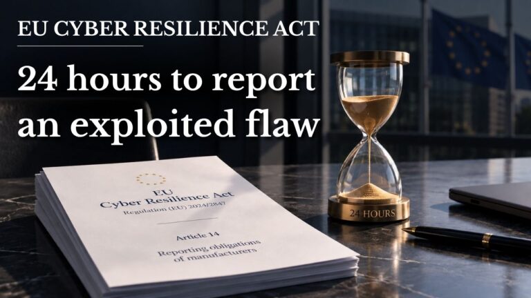 EU Software Makers Now Have 24 Hours to Report an Exploited Flaw.