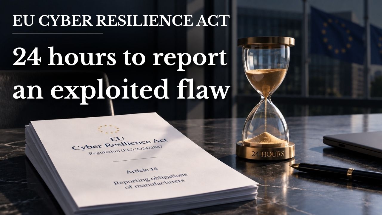 EU Software Makers Now Have 24 Hours to Report an Exploited Flaw.