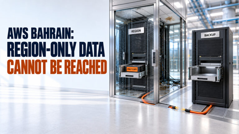AWS Cannot Restore Access to Data Kept Only in Bahrain or One UAE Zone