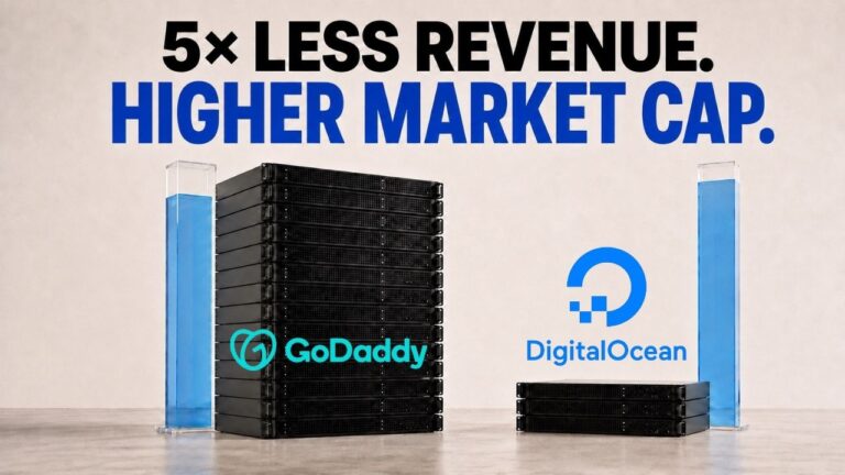 DigitalOcean’s Market Cap Is Now Higher Than GoDaddy’s. What Five Public Multiples Say About Hosting Valuations.