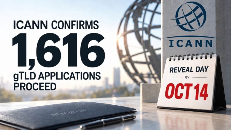 ICANN Confirms 1,616 gTLD Applications Proceed. Reveal Day Expected by October 14.