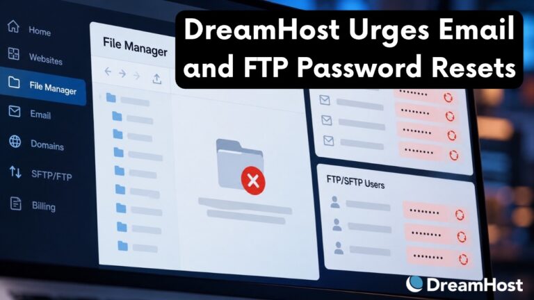 DreamHost Urges Affected Owners to Reset Every Email and FTP Password