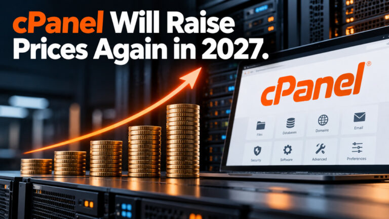 cPanel Will Raise Prices Again in 2027. The Licence Has Doubled Since 2019 and Is No Longer the Expensive Part of the Server.