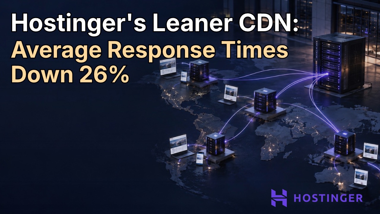 Instead of Doubling Its Servers, Hostinger Reworked Its CDN for Every Web Hosting Plan