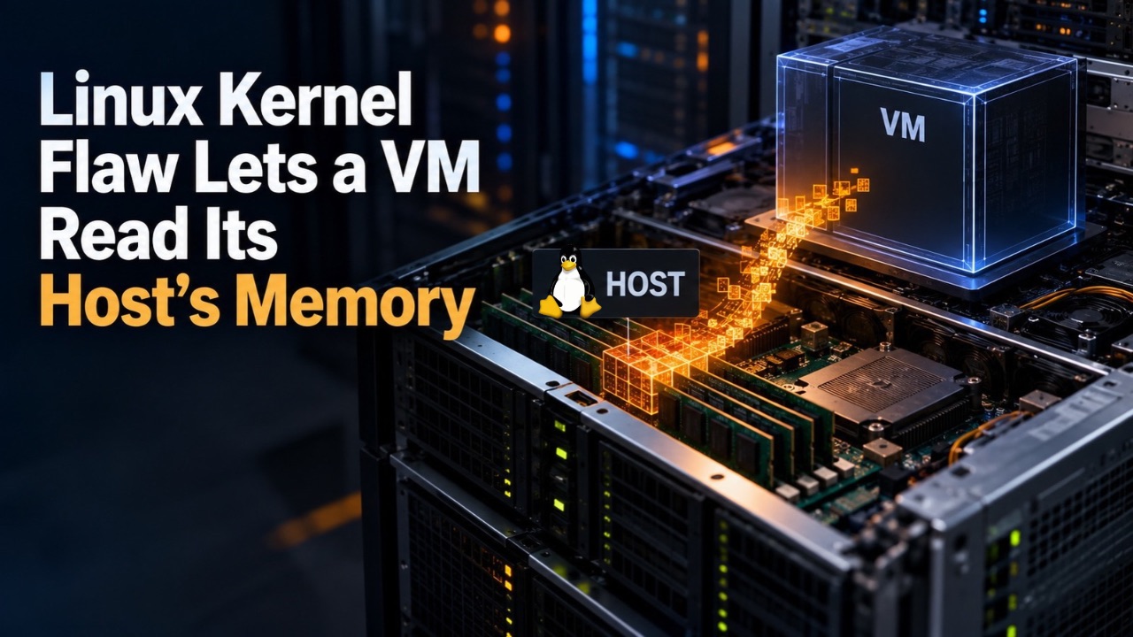 Linux Kernel Flaw PwnEscape Lets a Virtual Machine Read Its Host’s Memory. Upstream Fixes Are Out.