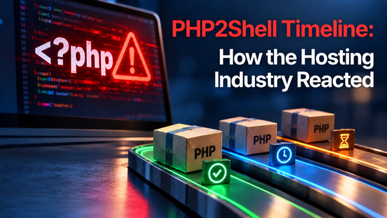 PHP2Shell Timeline: How the Hosting Industry Reacted
